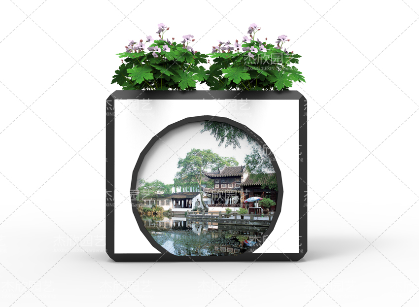 古鎮(zhèn)花箱布置，怎么做？